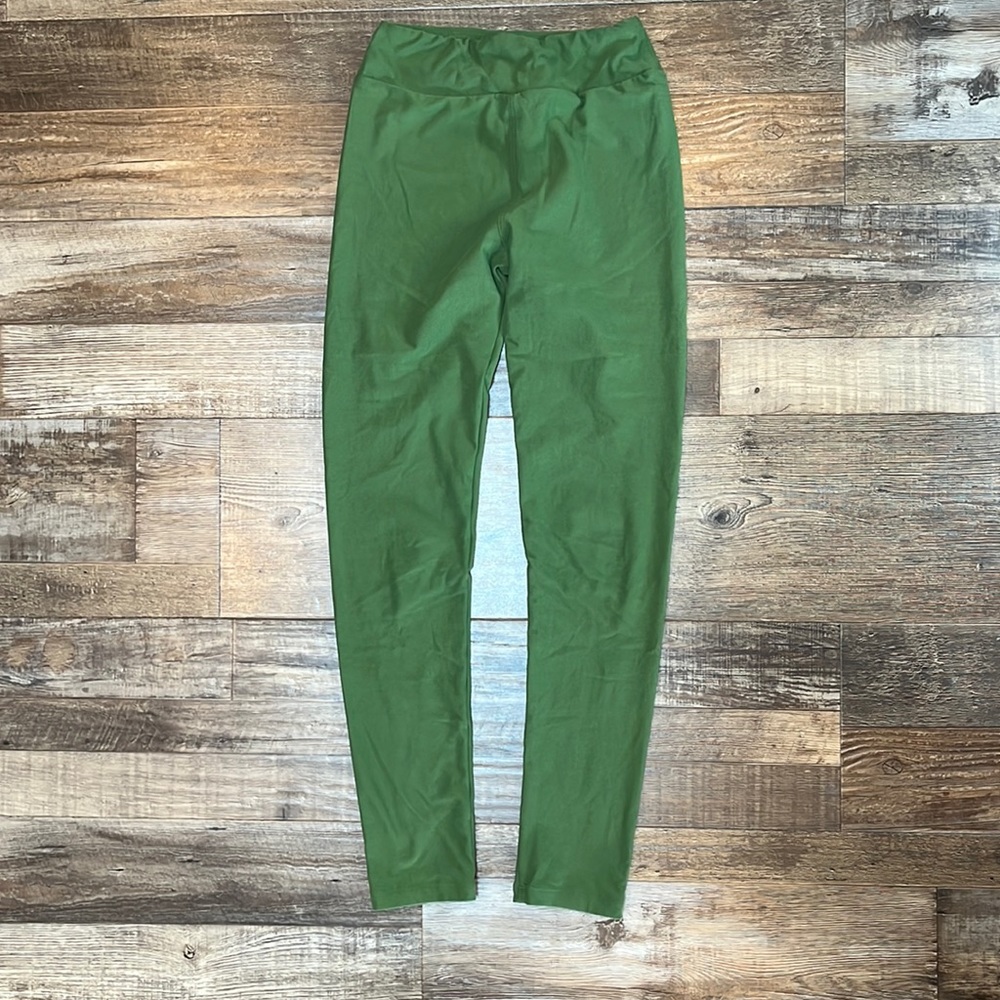 LuLaRoe Leggings, Green, Size Tween